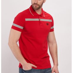 Tricou polo din piqué de bumbac-BARBATI-IMBRACAMINTE/Tricouri si maiouri