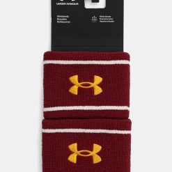 Under Armour brățări 2-pack culoarea bordo