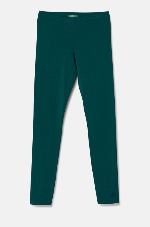 United Colors of Benetton leggins copii culoarea verde