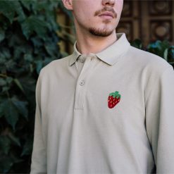 X Lidl Strawberries Polo Longsleeve-Barbati