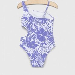 Abercrombie & Fitch costum de baie dintr-o bucată pentru copii culoarea violet-Îmbrăcăminte