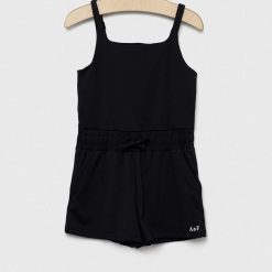 Abercrombie & Fitch salopeta copii culoarea negru-Îmbrăcăminte