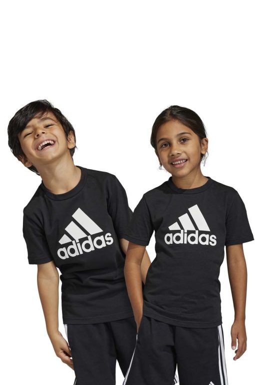 Adidas tricou de bumbac pentru copii LK BL CO culoarea negru