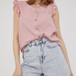 Answear Lab pantaloni scurti jeans femei