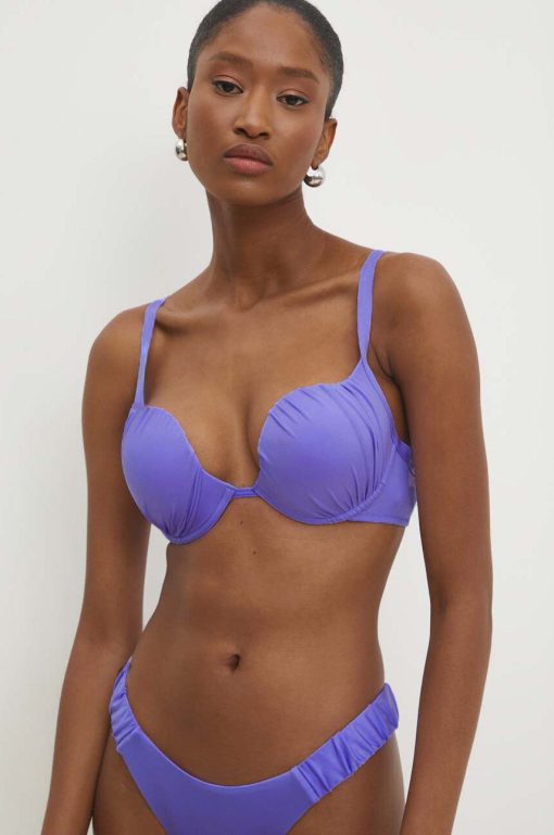 Answear Lab sutien de baie culoarea violet