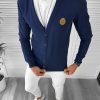 Bluza barbati bleumarin slim fit 12978-Bluze barbati