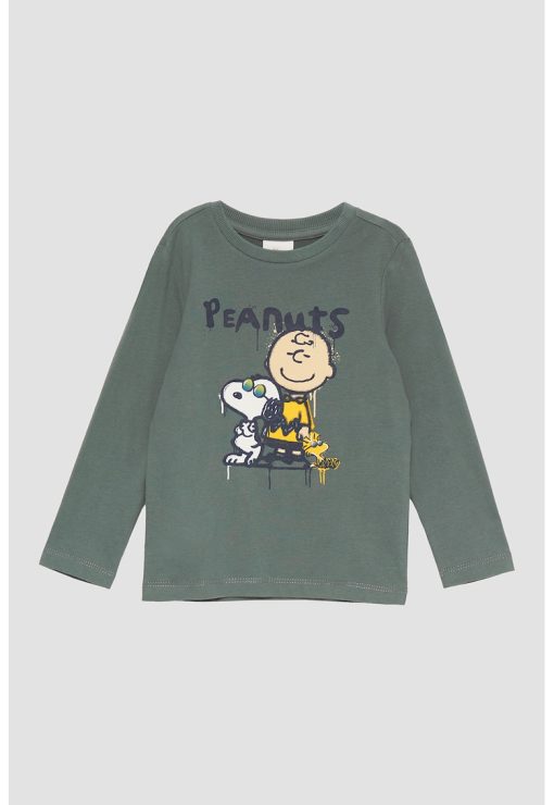 Bluza de bumabc cu imprimeu Snoopy-BAIETI-IMBRACAMINTE/Bluze