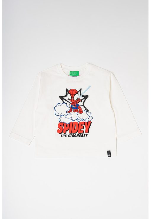 Bluza de bumbac cu imprimeu Spider-Man-BAIETI-IMBRACAMINTE/Bluze