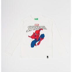 Bluza de bumbac cu imprimeu Spider-Man-BAIETI-IMBRACAMINTE/Bluze