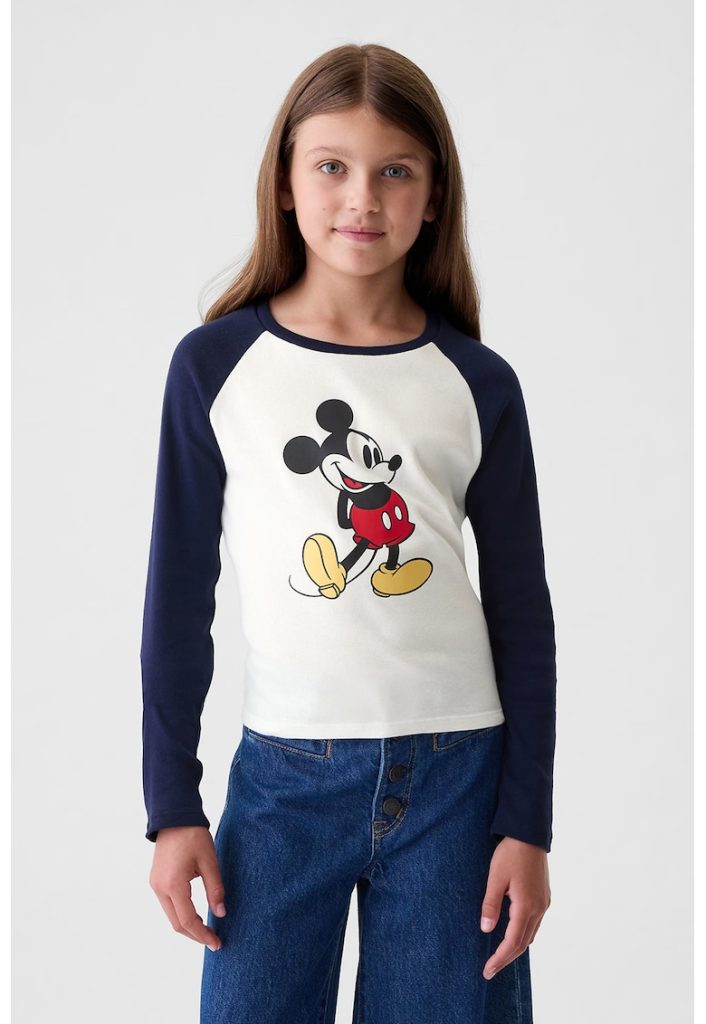 Bluza din bumbac cu imprimeu cu Mickey Mouse-FETE-IMBRACAMINTE/Bluze