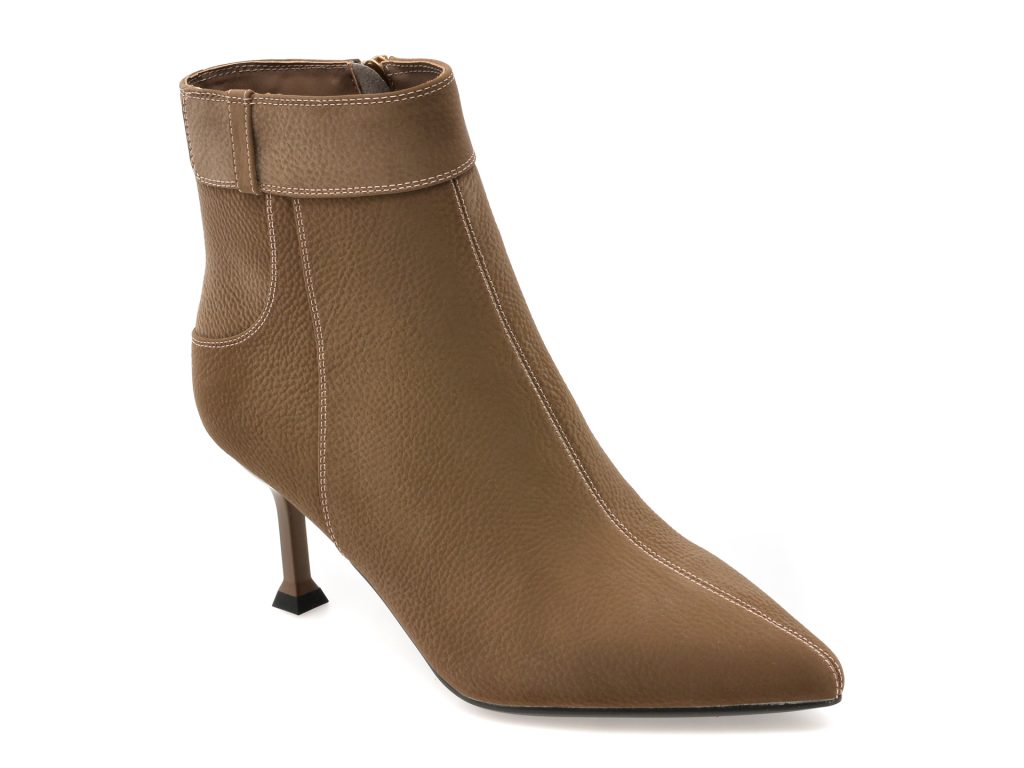 Botine elegante EPICA kaki