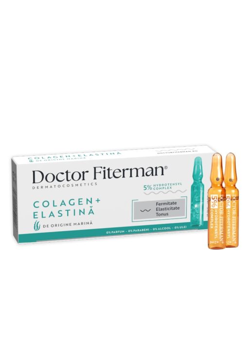 Colagen+Elastina - 10 fiole x 2 ml - Doctor Fiterman-FEMEI-GENTI SI ACCESORII/Produse cosmetice