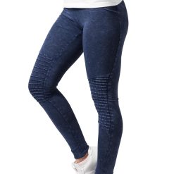 Colanti cu aspect de denim-FEMEI-IMBRACAMINTE/Salopete