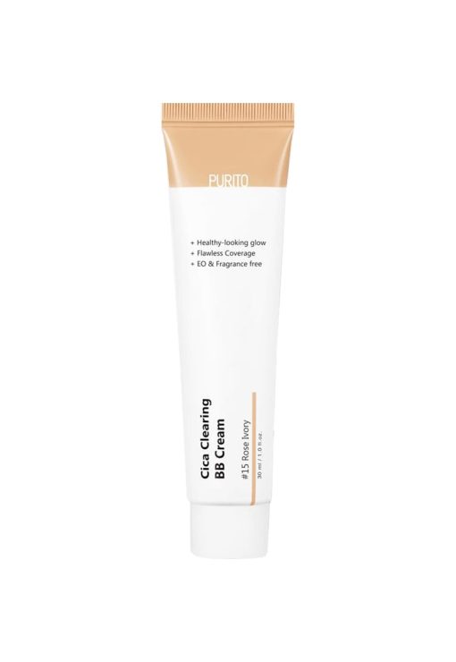 Crema Coloranta de fata BB Cream Purtio Cica Clearing 15 Rose Ivory 30 ml-FEMEI-GENTI SI ACCESORII/Produse cosmetice