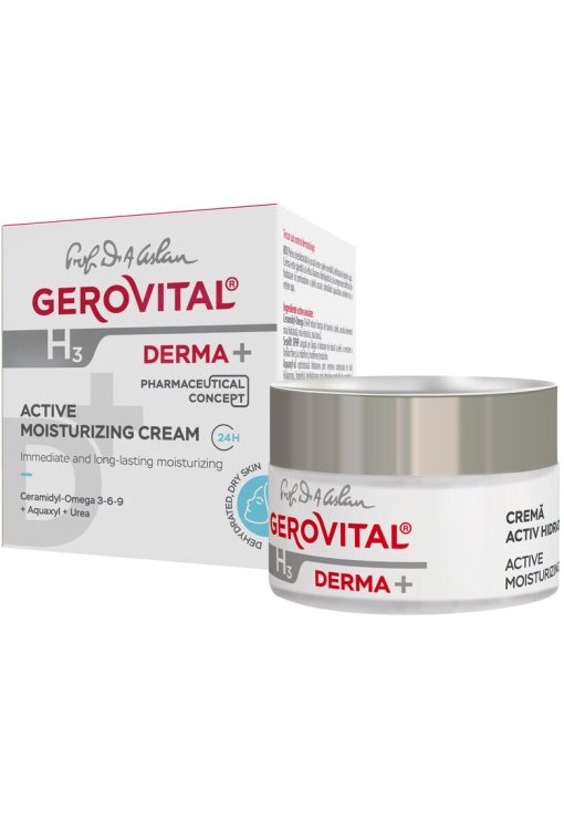 Crema activ hidratanta 24h H3 Derma+ - 50 ml-FEMEI-GENTI SI ACCESORII/Produse cosmetice