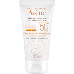 Crema de fata minerala cu protectie solara SPF 50+ pentru piele intoleranta - 50 ml-FEMEI-GENTI SI ACCESORII/Produse cosmetice