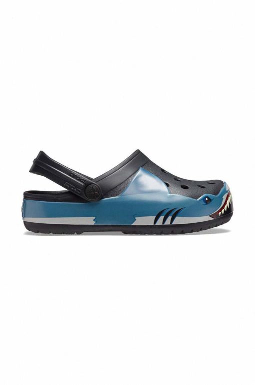 Crocs slapi copii FunLab Unicorn Band culoarea violet-Încălțăminte