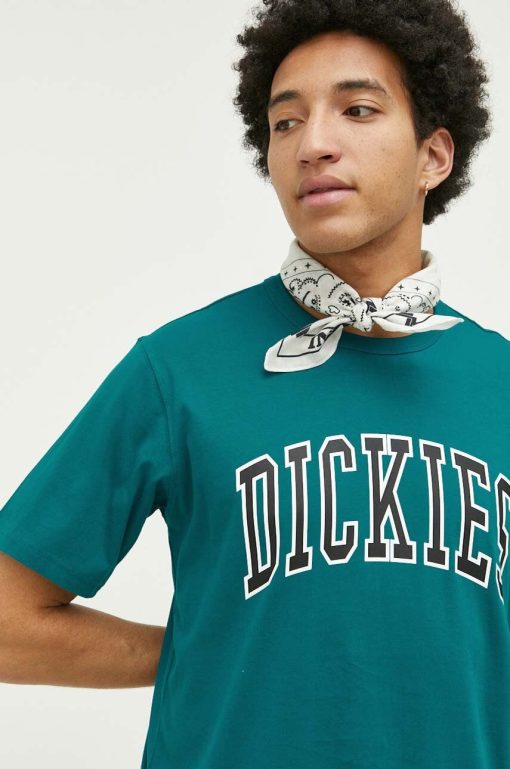 Dickies tricou din bumbac culoarea verde