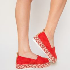 Espadrile Simano Rosii-Casual-Espadrile dama