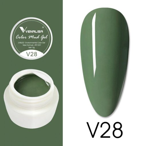 GEL COLOR MUD SERIES VENALISA V28 - V28 - Everin.ro-GELURI COLORATE ❤️ > MUD SERIES GEL COLOR VENALISA