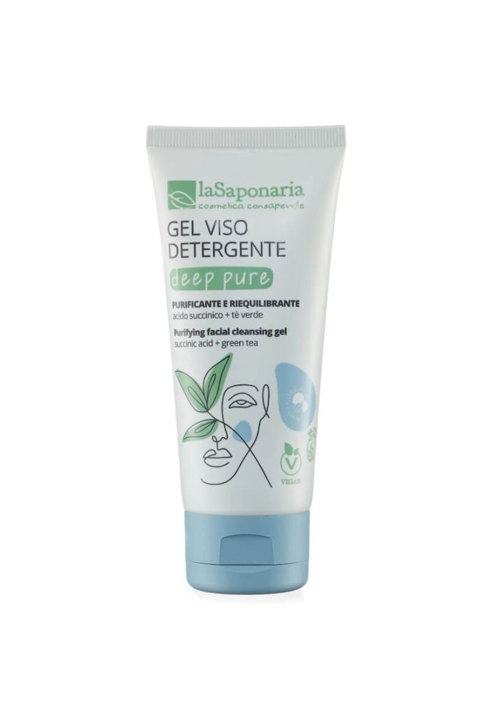 Gel purificator pentru curatarea fetei La Saponaria - 100 ml-FEMEI-