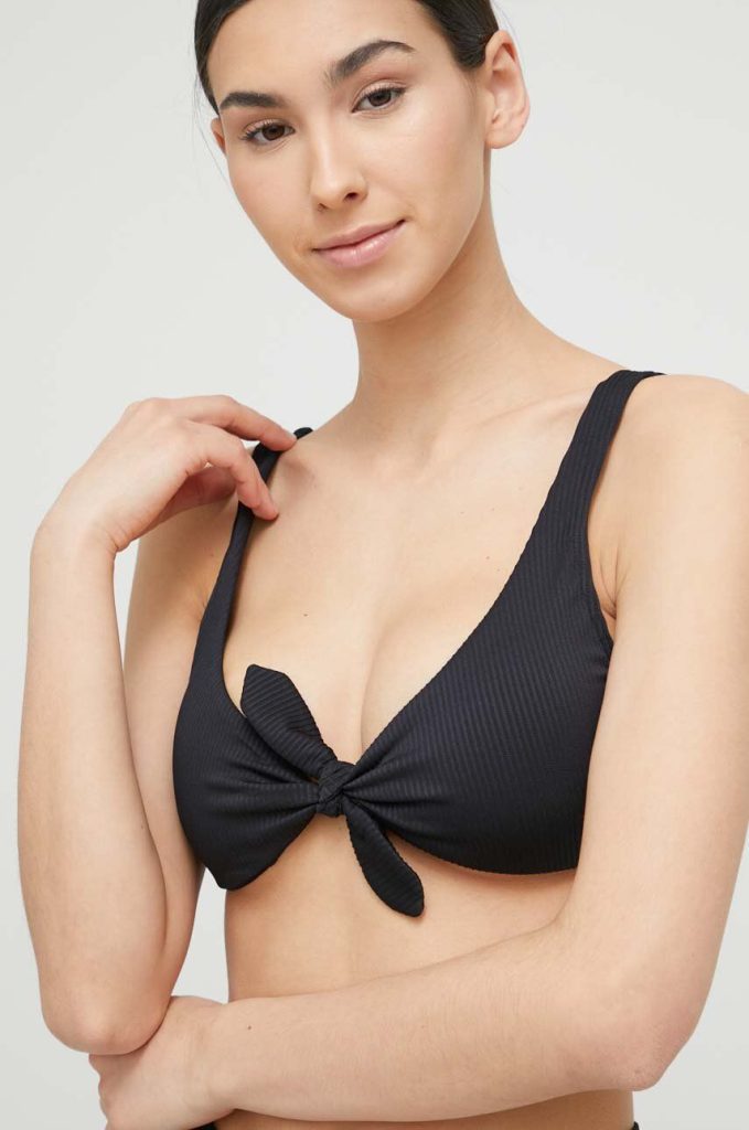 Hollister Co. sutien de baie culoarea negru