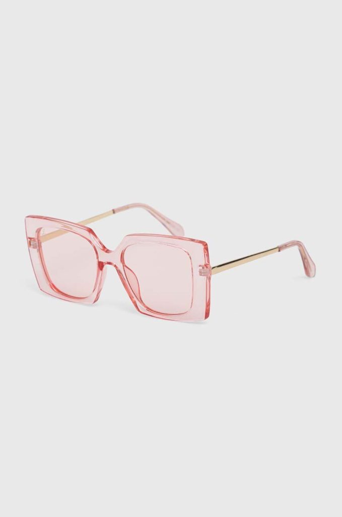 Jeepers Peepers ochelari de soare culoarea roz-Ochelari de soare