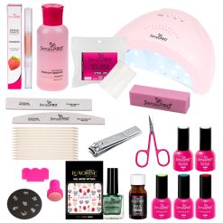 Kit Consumabile Oja Semipermanenta Glamorous Crush SensoPRO Milano + CADOU-Kit Unghii  data-eio=