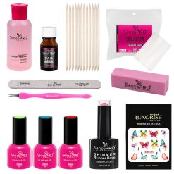 Kit Consumabile Oja Semipermanenta Summer LOVE SensoPRO Milano+ CADOU-Kit Unghii  data-eio=