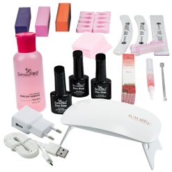 Kit Oja Semipermanenta One Step SensoPRO Milano 10ml cu Lampa LUXORISE 29 CADOU 6