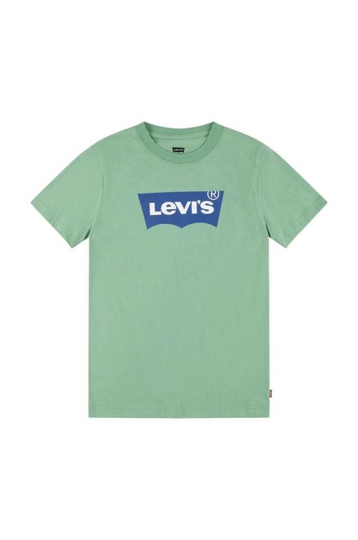 Levi's tricou copii culoarea verde