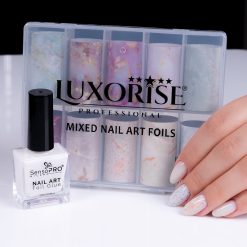Lipici Adeziv Folie de Transfer Unghii SensoPRO Milano cu pensula 10ml 2