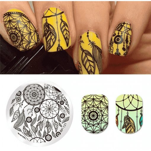 MATRITA METALICA PENTRU STAMPILA - BP-131 - Everin.ro-NAIL ART ❤️ > Matrite si oja stampila