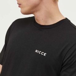 Nicce tricou din bumbac culoarea negru