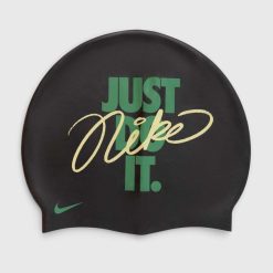 Nike casca inot culoarea negru-Accesorii înot