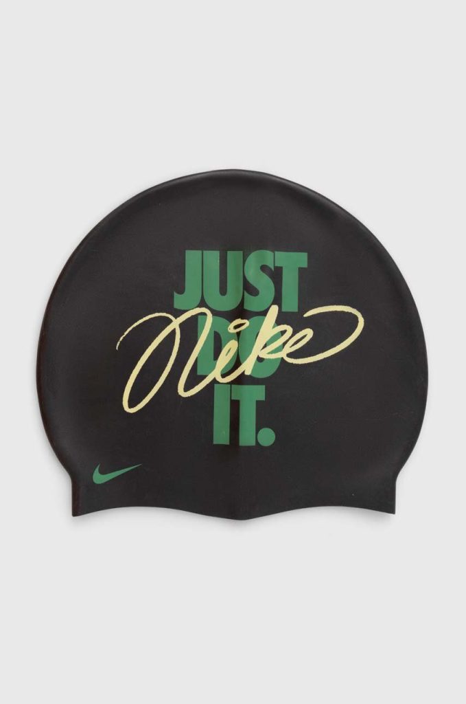 Nike casca inot culoarea negru-Accesorii înot