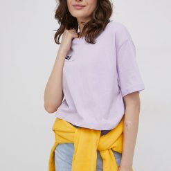 OCAY tricou din bumbac culoarea violet-Tricouri