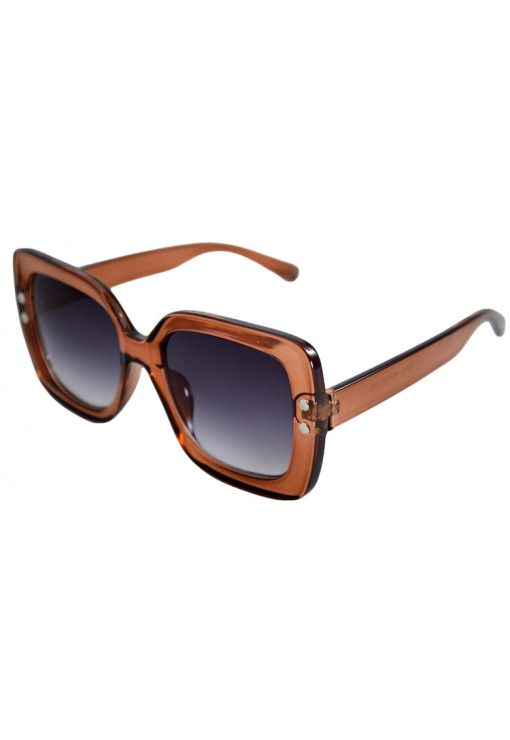 Ochelari de Soare Dama Rectangular Maro Oversized oo--FEMEI-GENTI SI ACCESORII/Ochelari de soare