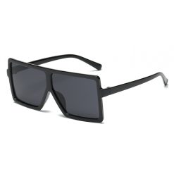 Ochelari de soare Rectangular Plat Supradimensionati Negru-BARBATI-GENTI SI ACCESORII/Ochelari de soare