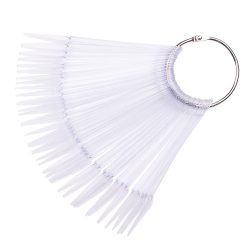 Paletar Unghii Evantai 50 de Pozitii Transparent 2