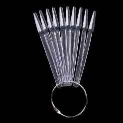 Paletar Unghii Evantai 50 de Pozitii Transparent 4