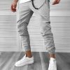 Pantaloni barbati casual gri 7182 B12-3-Pantaloni > Pantaloni de trening