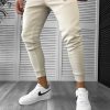 Pantaloni de trening bej 12616 7-2-Pantaloni > Pantaloni de trening