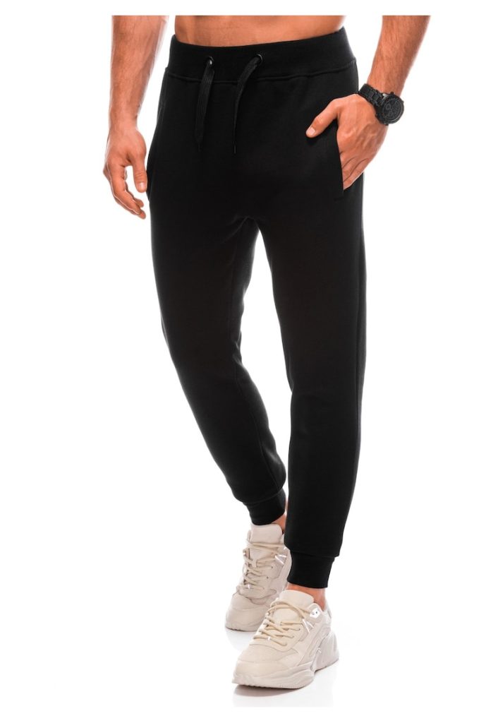 Pantaloni de trening cu buzunare oblice-BARBATI-IMBRACAMINTE/Pantaloni si colanti