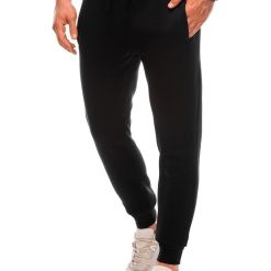 Pantaloni de trening cu buzunare oblice-BARBATI-IMBRACAMINTE/Pantaloni si colanti