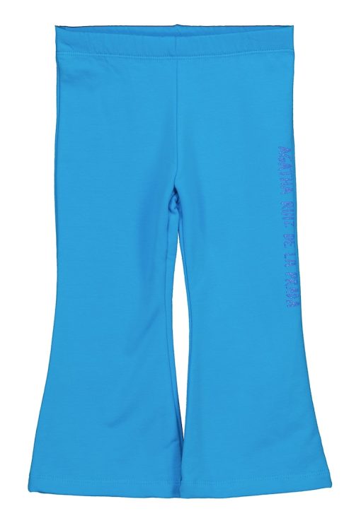 Pantaloni de trening cu croiala ampla si logo-FETE-IMBRACAMINTE/Blugi