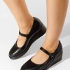 Pantofi cu platforma Espina negri-Pantofi cu platforma-Pantofi cu platforma