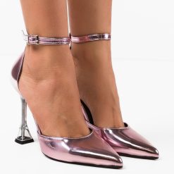 Pantofi cu toc Kane Roz 2