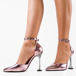 Pantofi cu toc Kane Roz 3