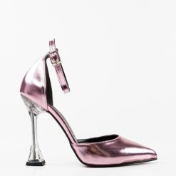 Pantofi cu toc Kane Roz 5